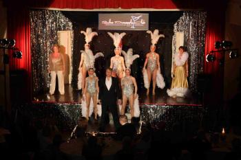 'Blue Pineapple Club' finale, showing effective use of the stage.